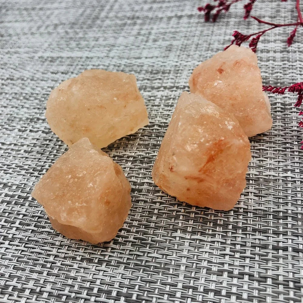 Natural Pink Himalayan Rock Salt Chunk For Decorate Mineral Aquarium Crystal Gravel 20-500g