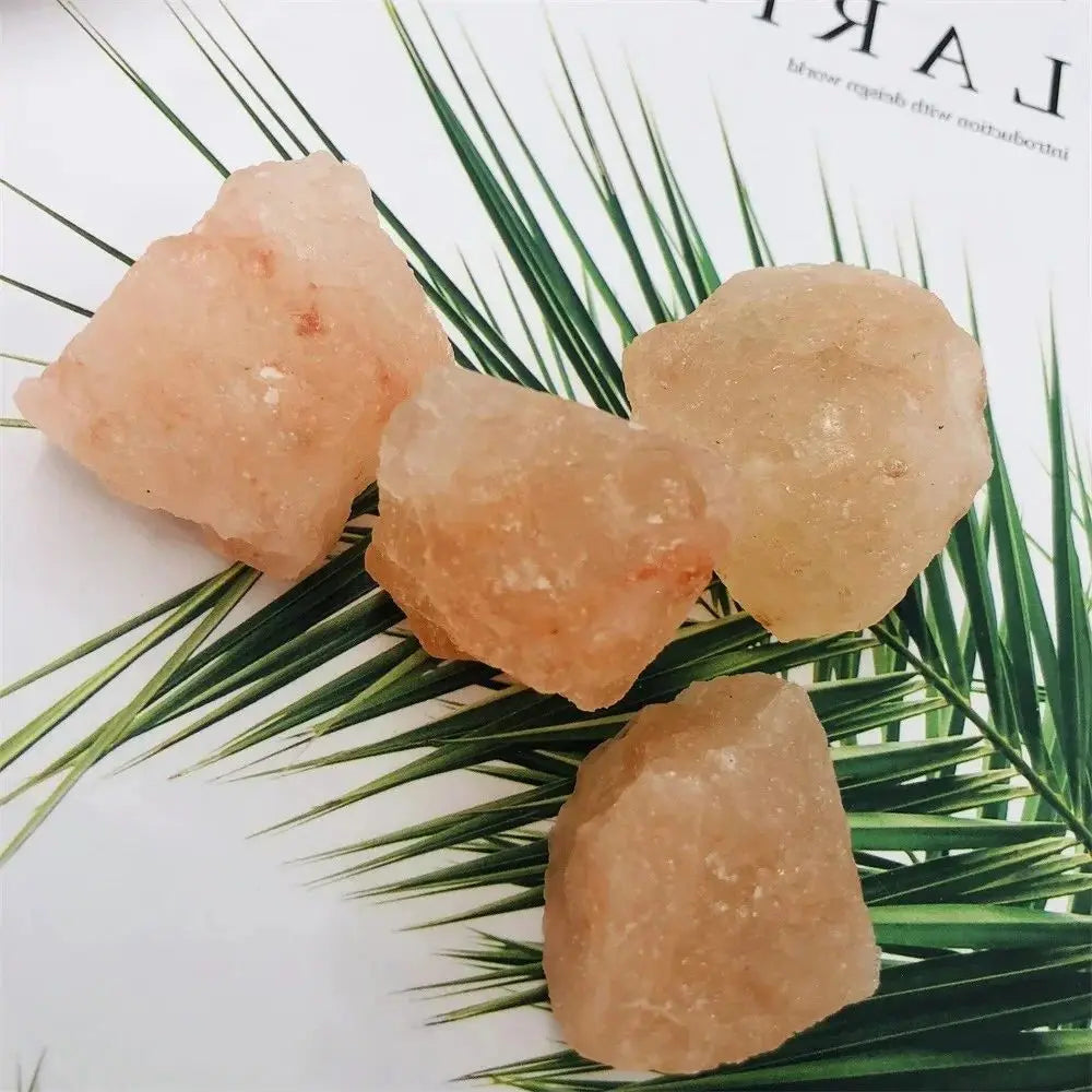 Natural Pink Himalayan Rock Salt Chunk For Decorate Mineral Aquarium Crystal Gravel 20-500g