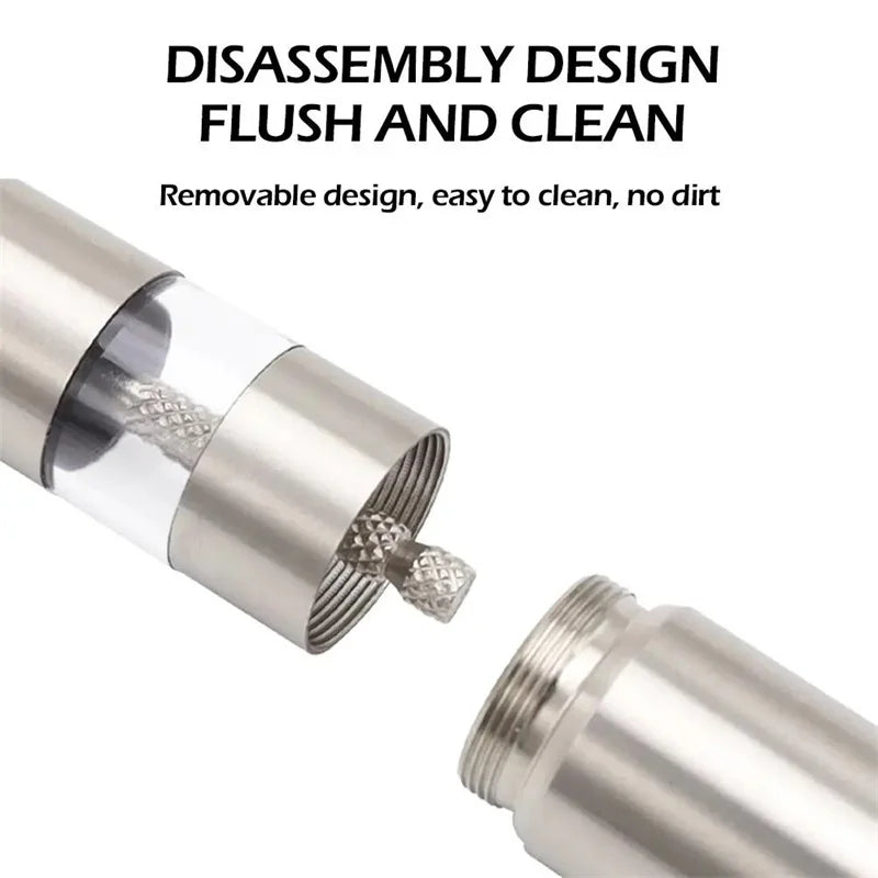 Manual Salt and Pepper Grinder ,Household Sea Salt Ginder,Creative Stainless Steel SpiceGrinder,Manual Sea Salt Mi