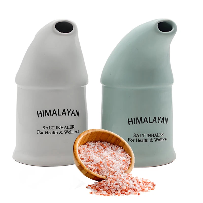 Ceramic Salt Inhaler Humidifier Convenient Himalayan Salt Atomizer For Cleaning Respiratory System And Relieving Stress
