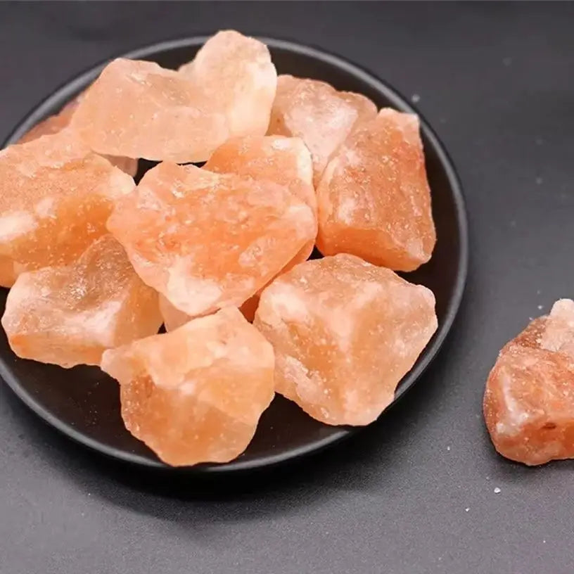 Natural Pink Himalayan Rock Salt Chunk For Decorate Mineral Aquarium Crystal Gravel 20-500g