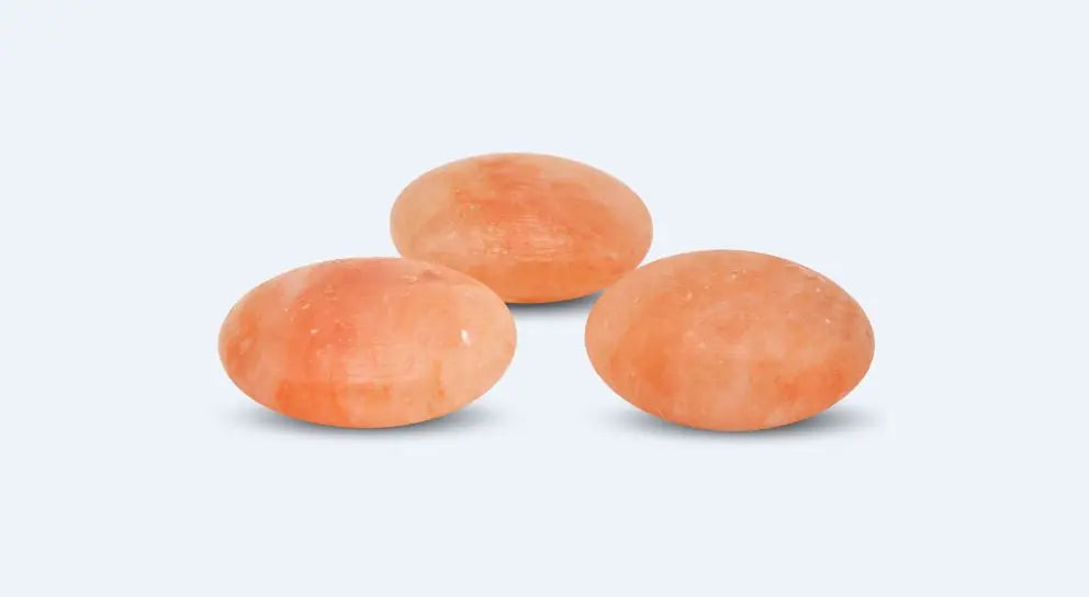 Himalayan Pink Bath Salt Massage Stones, Massage Therapy Stone 3x3 inch Disk