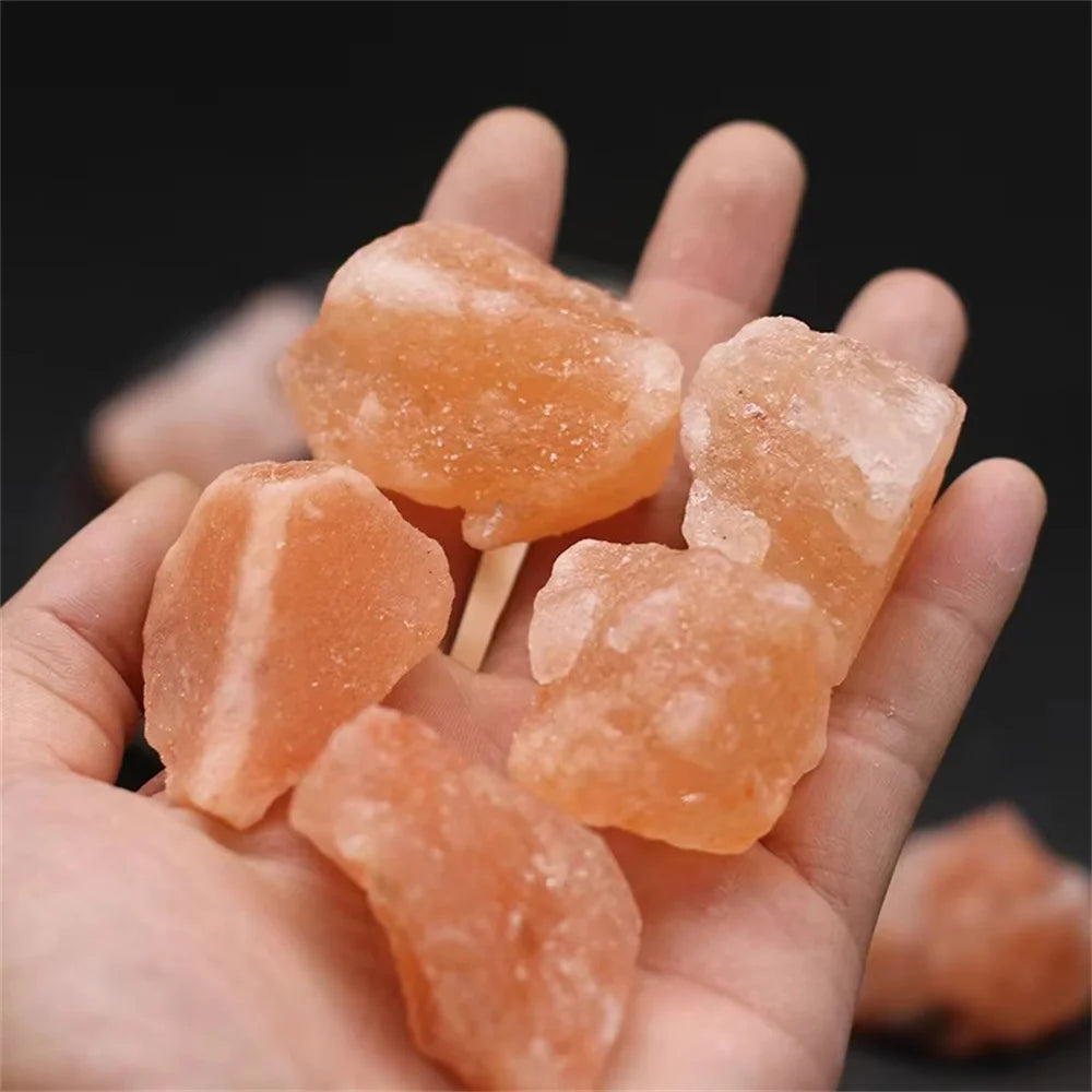 Natural Pink Himalayan Rock Salt Chunk For Decorate Mineral Aquarium Crystal Gravel 20-500g