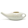 Nose Cleaner Himalayan Salt Premium Ceramic Neti Pot 8oz (250ml) Nasal Cleansing for Allergies & Sinus Relief Microwave Care