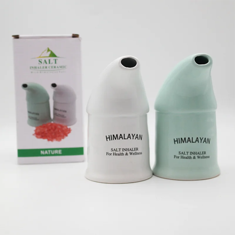 Ceramic Salt Inhaler Humidifier Convenient Himalayan Salt Atomizer For Cleaning Respiratory System And Relieving Stress