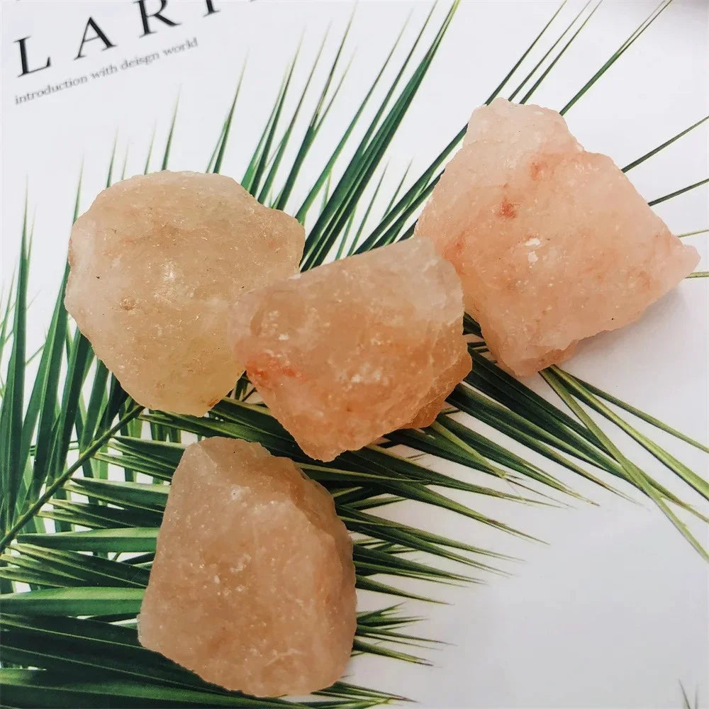 Natural Pink Himalayan Rock Salt Chunk For Decorate Mineral Aquarium Crystal Gravel 20-500g