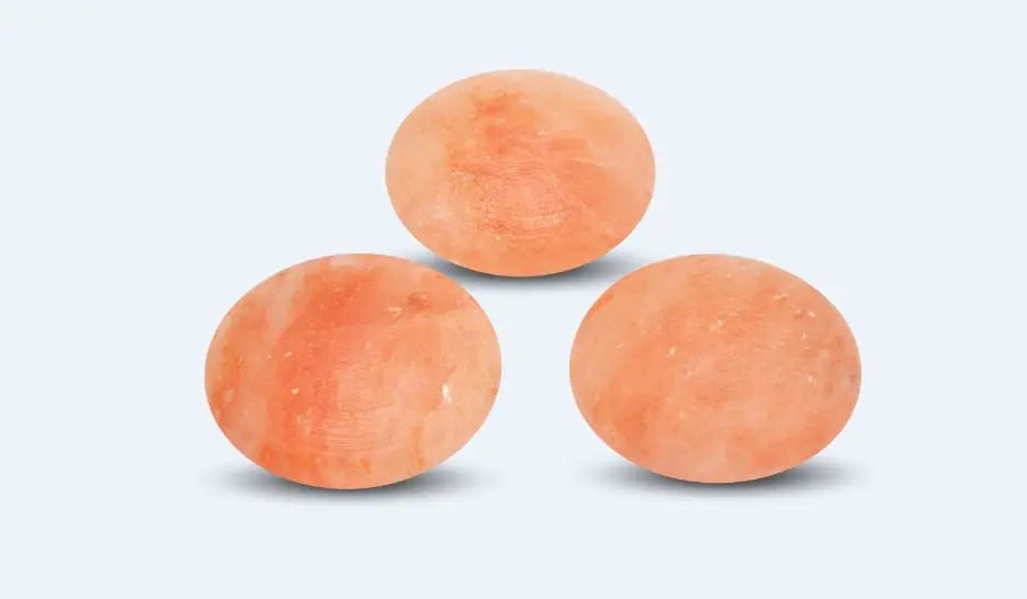 Himalayan Pink Bath Salt Massage Stones, Massage Therapy Stone 3x3 inch Disk